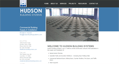 Desktop Screenshot of hudsonbuildingsystems.com