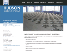 Tablet Screenshot of hudsonbuildingsystems.com